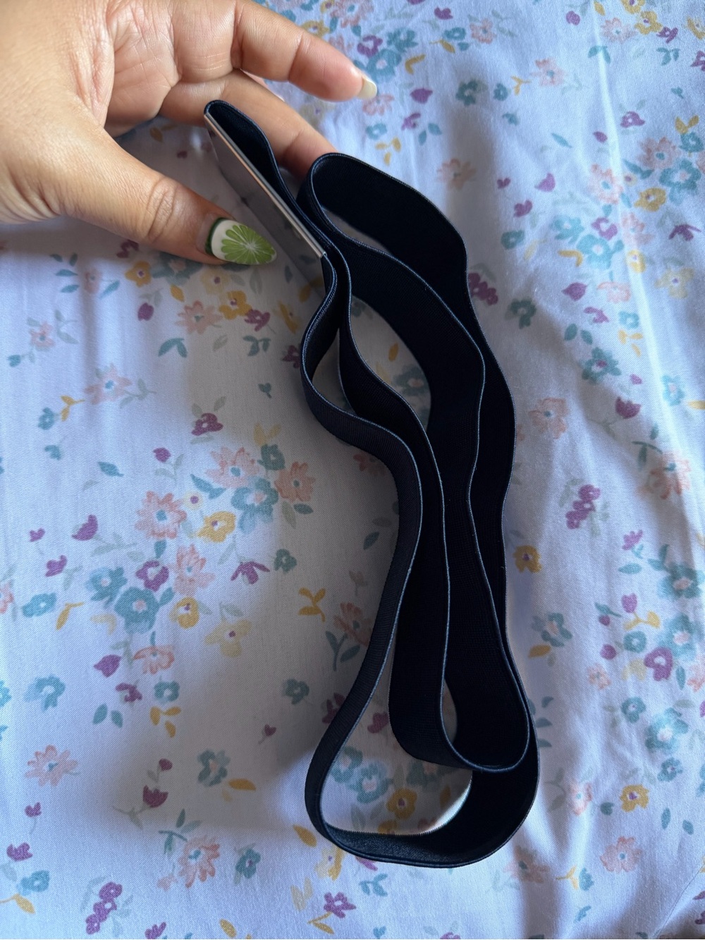Prada Black Grosgrain Bow Barrette with Silver Plaque - Picture 6 of 7